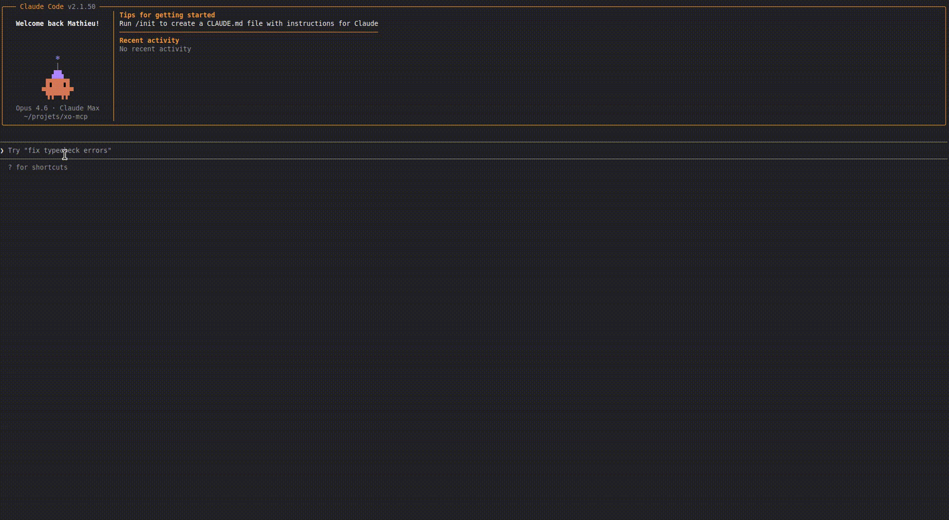 Searching XO documentation with MCP