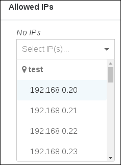 Add an allowed IP address to a VIF