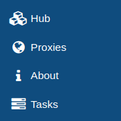 The Proxies entry in the XOA main menu