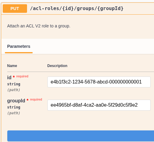 Adding a group to a role