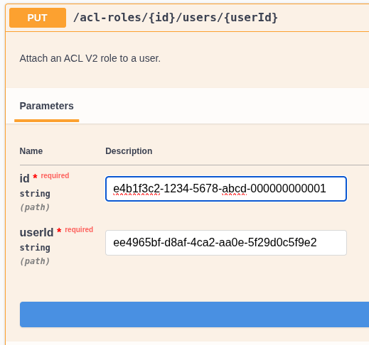 Adding a user to a role